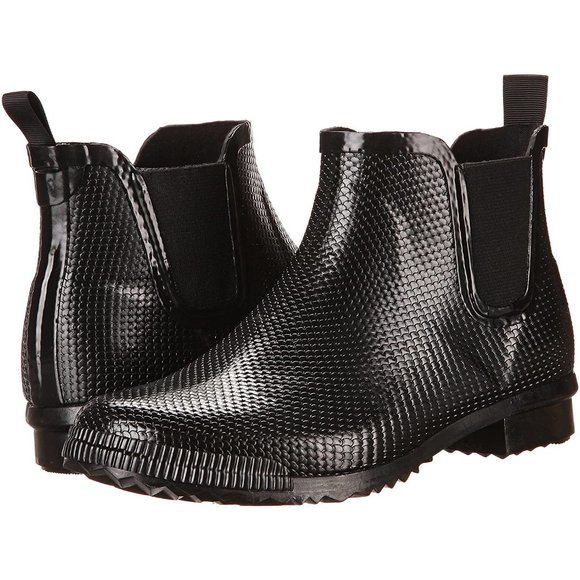 Cougar Regent Chelsea Black Rainboots (Snake)